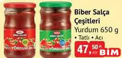 YURDUM BİBER SALÇA ÇEŞİTLERİ 650 G